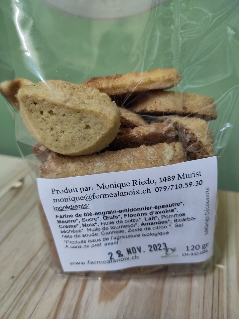 Mélange découverte biscuits - 120 gr