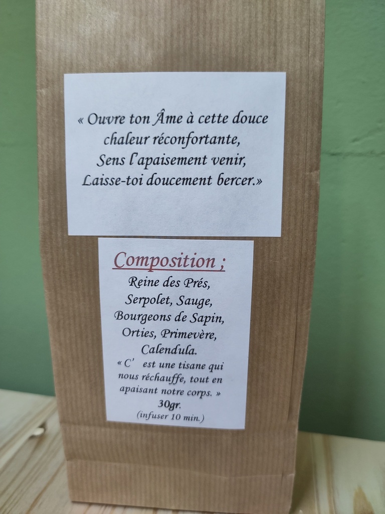 Tisanes Alpes en fleurs 30 gr - Réchauffe-moi