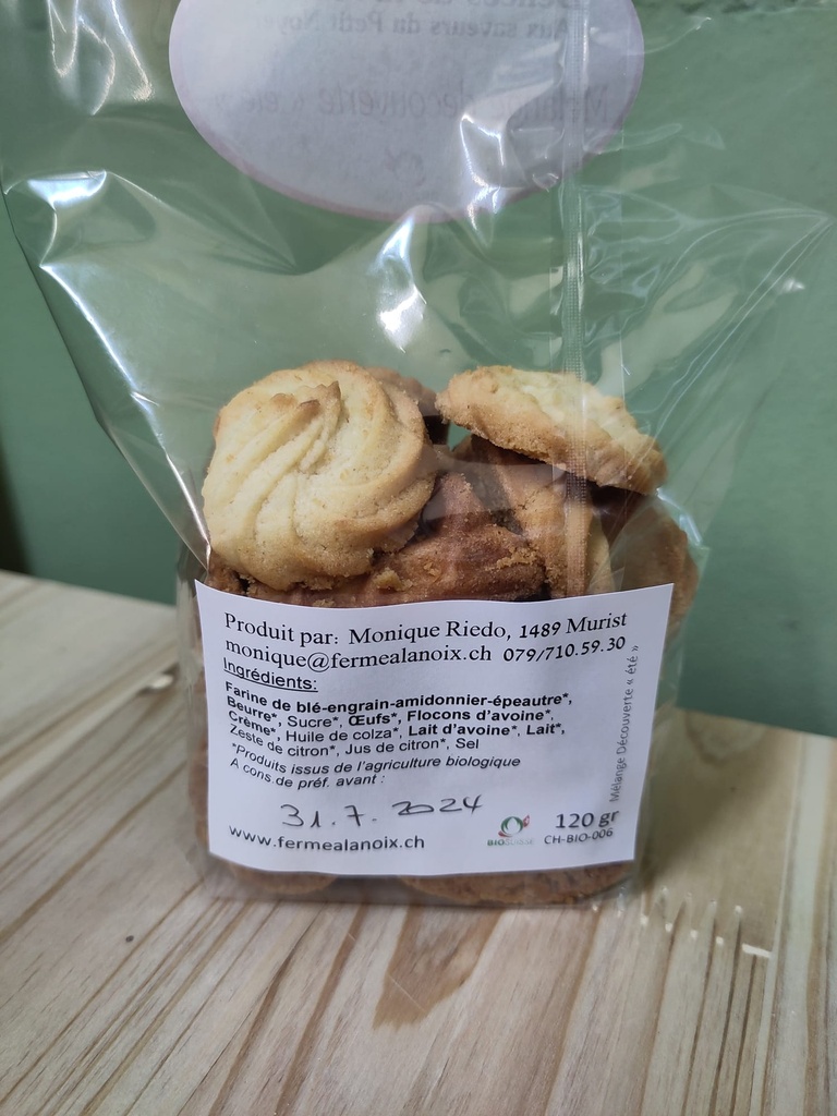 Mélange découverte biscuits - 120 gr été