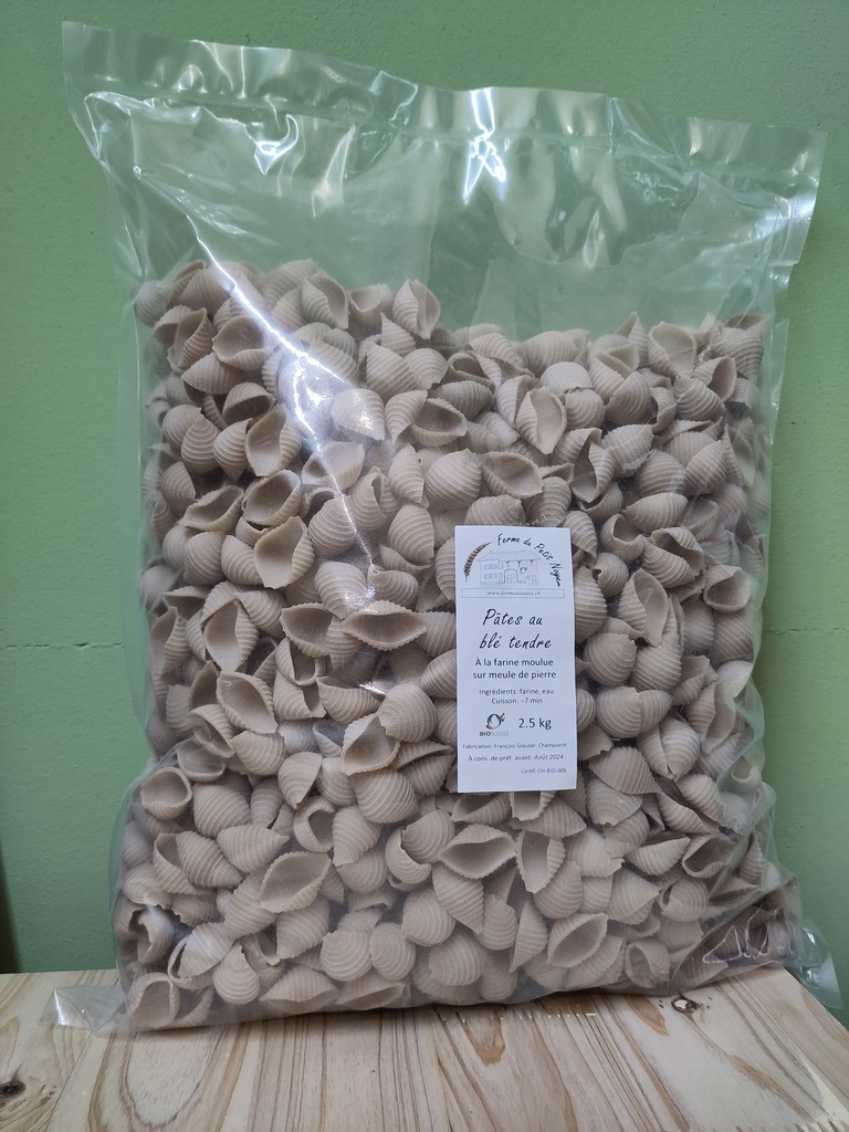 [COQ] Pâtes au blé tendre "Coquillettes" - 2.5 kg