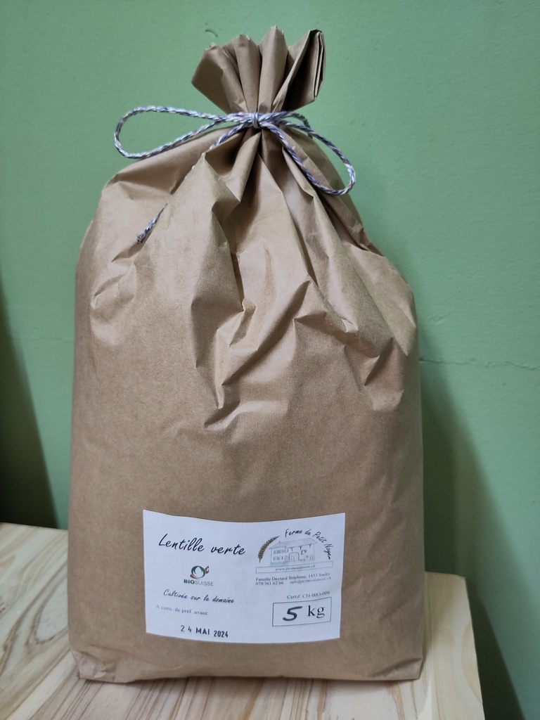 Lentilles vertes - 5 kg