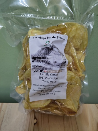 Chips bio de Poliez 110 gr - Nature