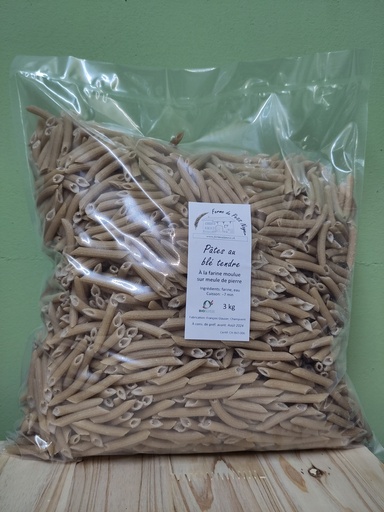 [PLUM] Pâtes au blé tendre "Plumettes" - 3 kg