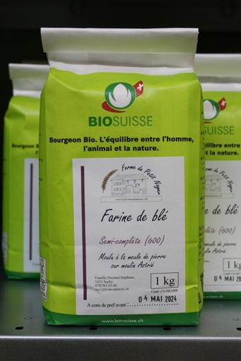 [BS1] Farine de blé semi-complète - 1 kg