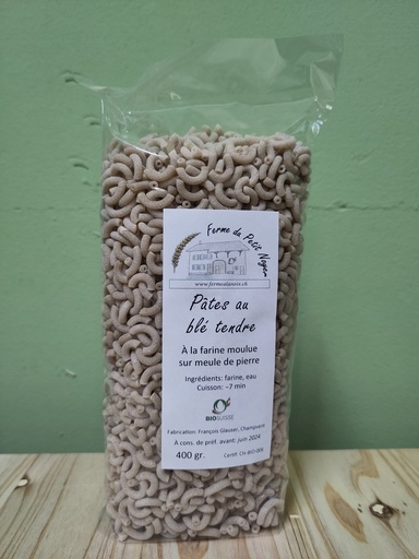 [COR] Pâtes au blé tendre "Cornettes" - 400 gr